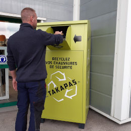 Recyclage des chaussures de sécurité