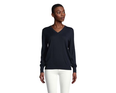 PULL COL V FEMME SULLIVAN 03988 MARINE