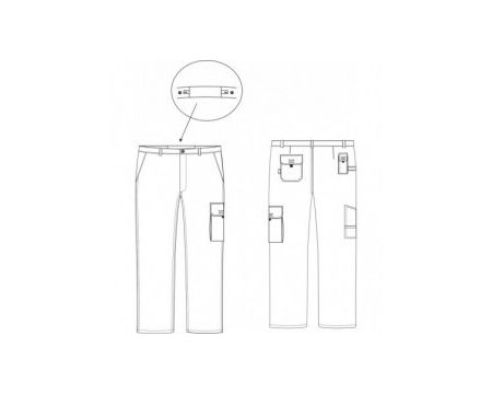 PANTALON C/P IGOR NOIR