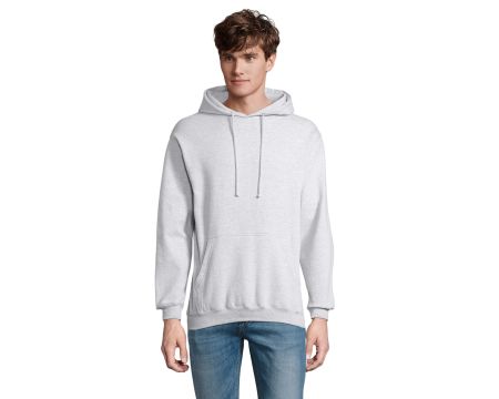 SWEAT-SHIRT A CAPUCHE CONDOR ECORESPONSABLE GRIS CHINE