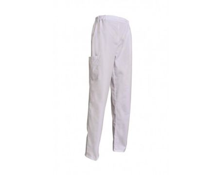 PANTALON JUSTINE P/C BLANC