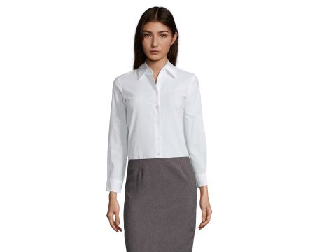 CHEMISE FEMME ML EMBASSY 16020 BLANC