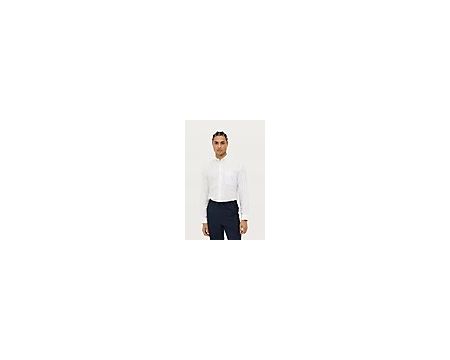 CHEMISE ML BOSTON REGULAR BLANC