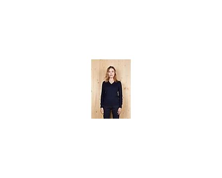 PULL COL V FEMME SULLIVAN 03988 MARINE