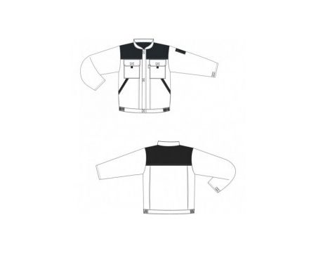 BLOUSON DENNIS GRIS/NOIR