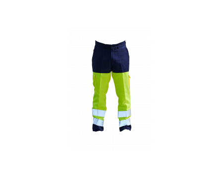 PANTALON HV EN20471 MARINE/JAUNE