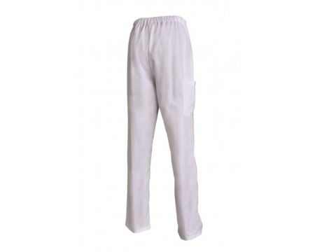 PANTALON JUSTINE P/C BLANC